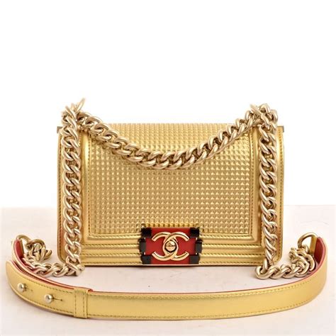 chanel bag with gold ribbon price|chanel gold bag 2021.